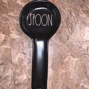 Rae Dunn Black Spoon Rest
